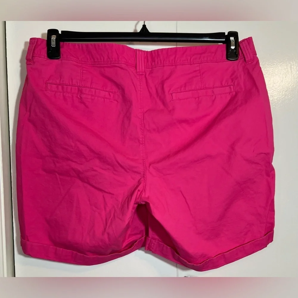 Old Navy Pink Bermuda Shorts Women’s Size 16 - Picture 3 of 8